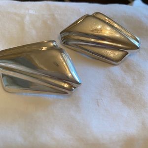 Silver Earrings - Clip on